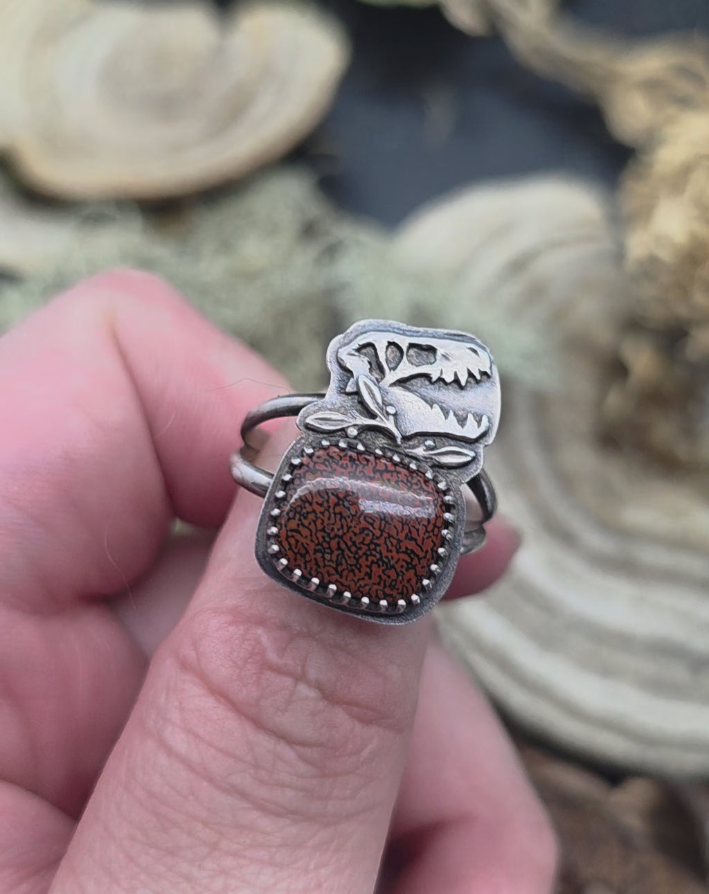 Dino bone ring size 8.5