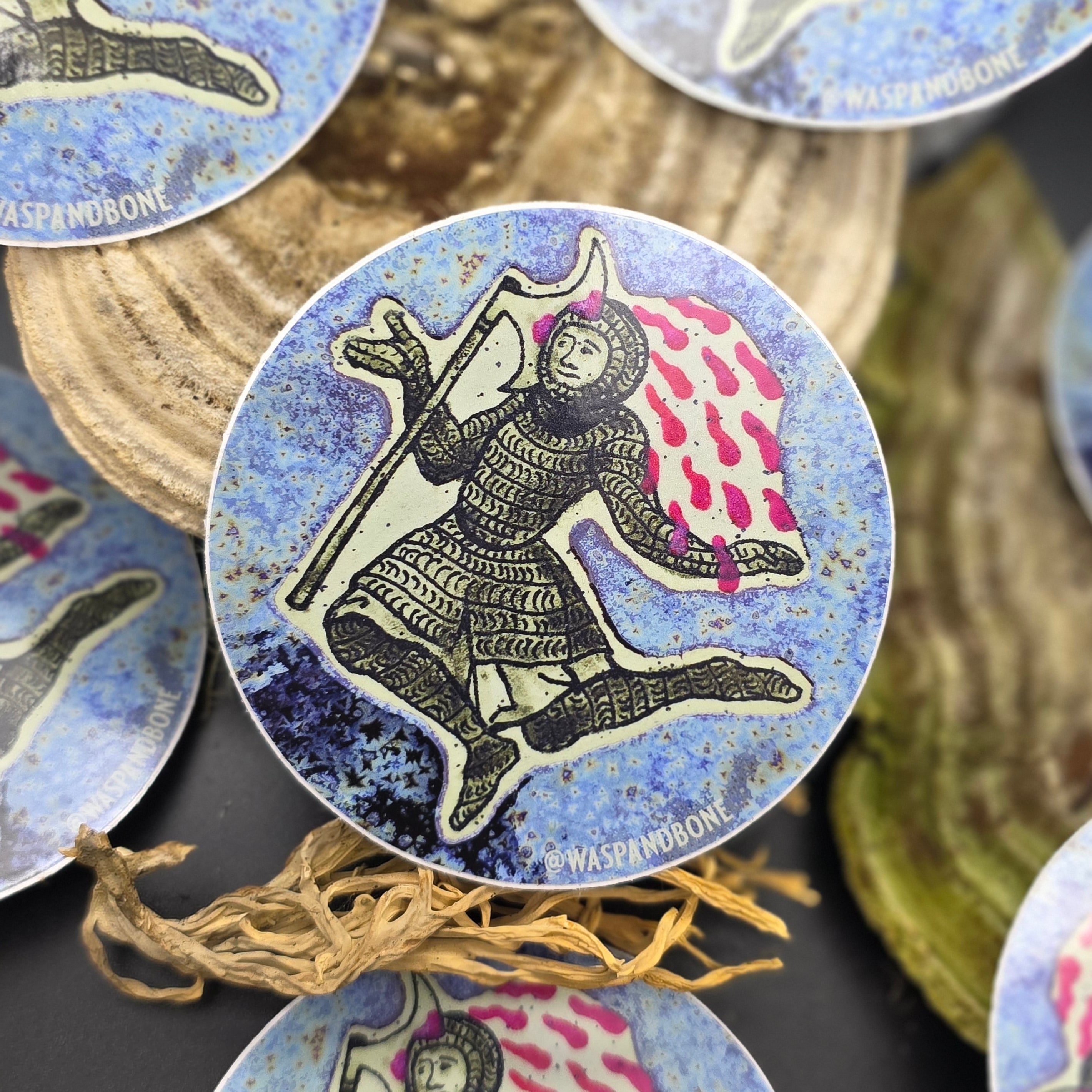 Axe head guy sticker