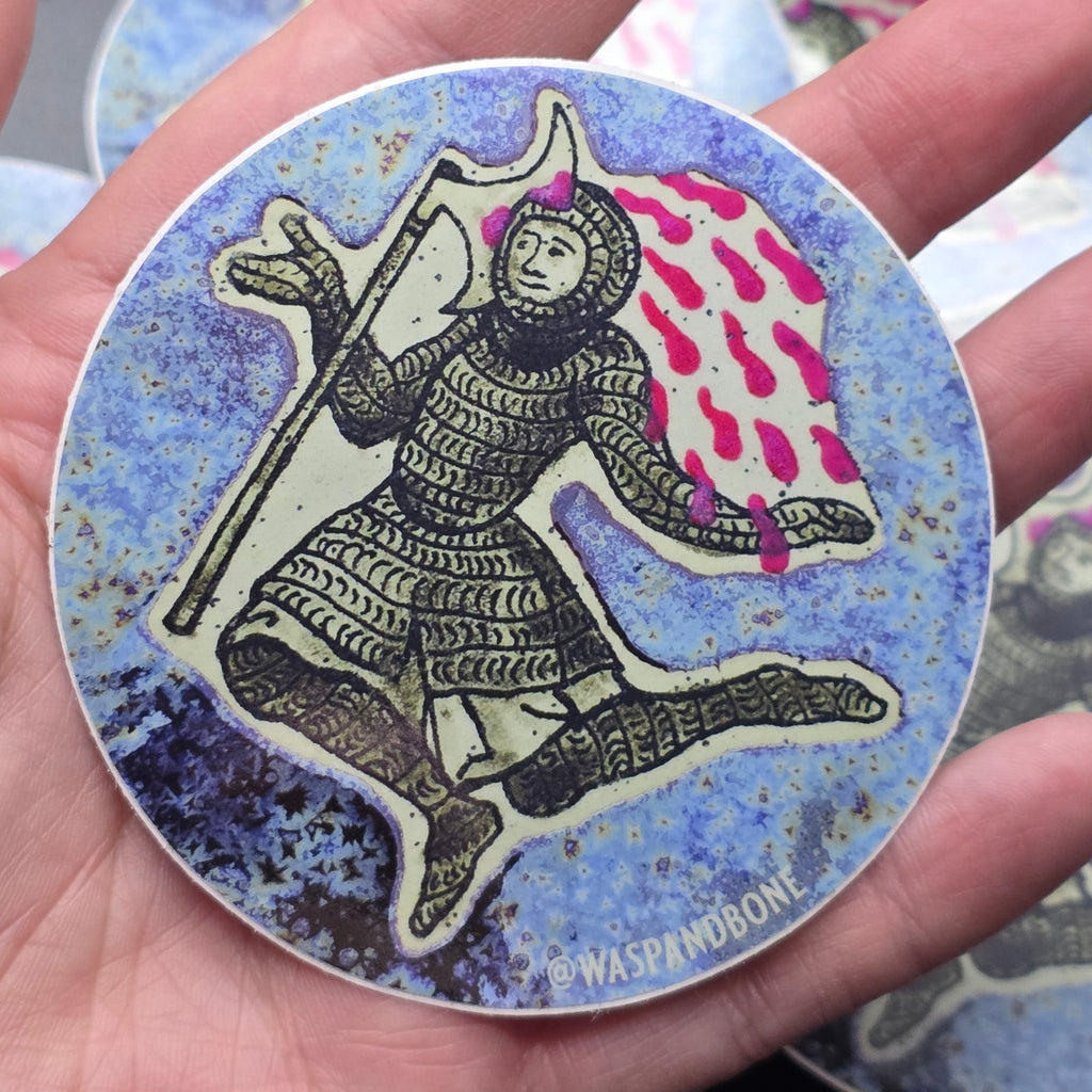 Axe head guy sticker