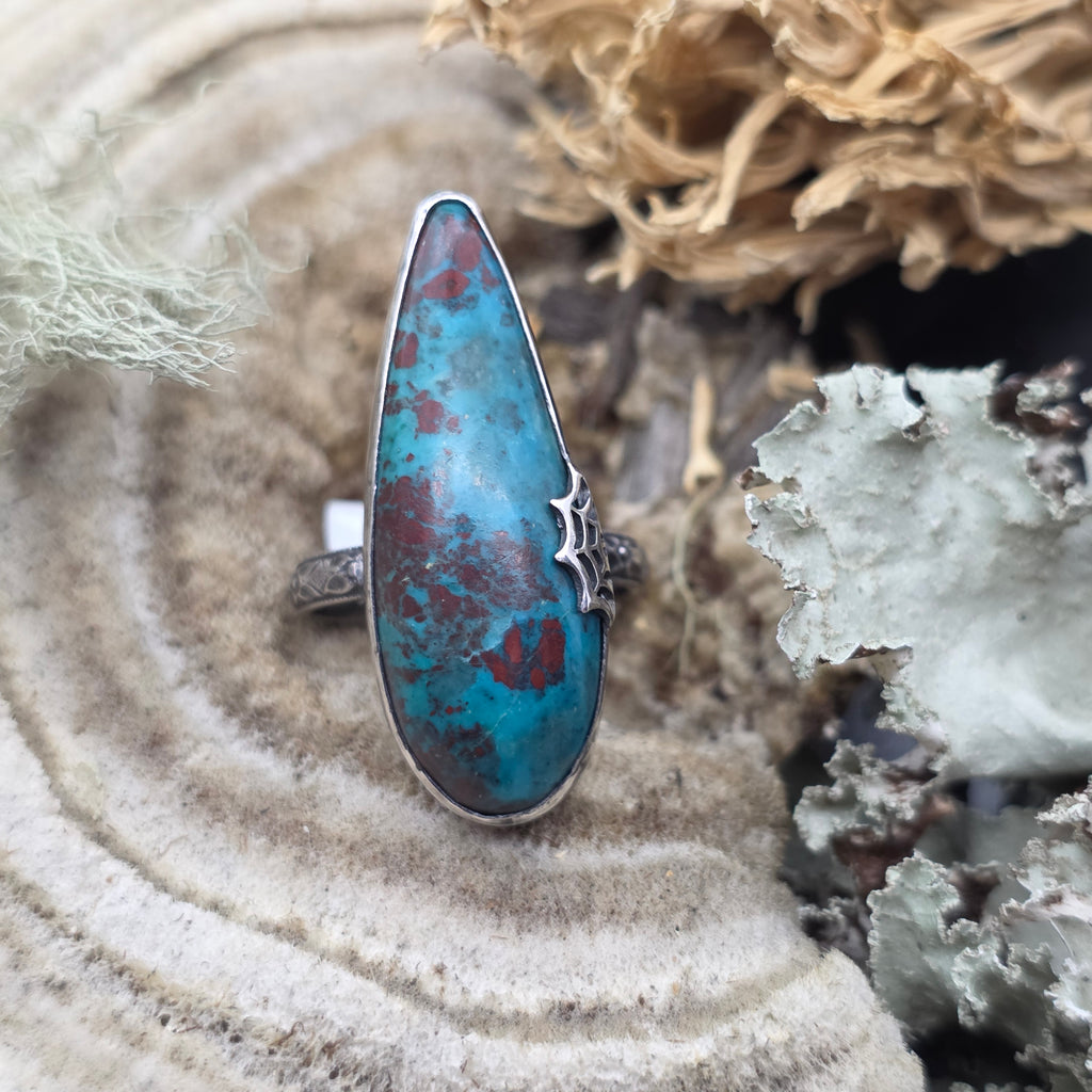 Sonoran sunrise spiderweb ring size 6