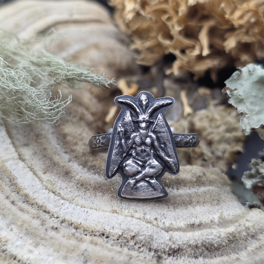 Baphomet ring size 10