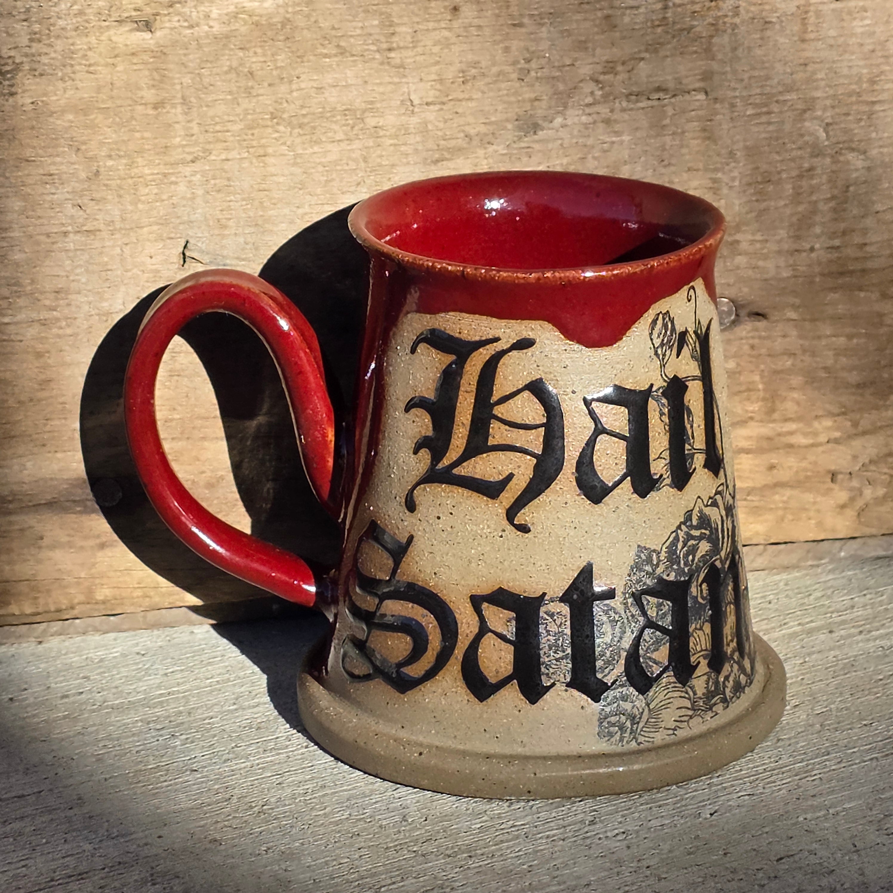 Hail satan mug
