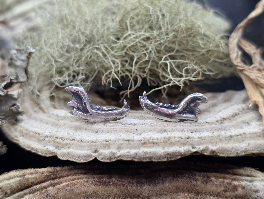 Sterling jawbone studs