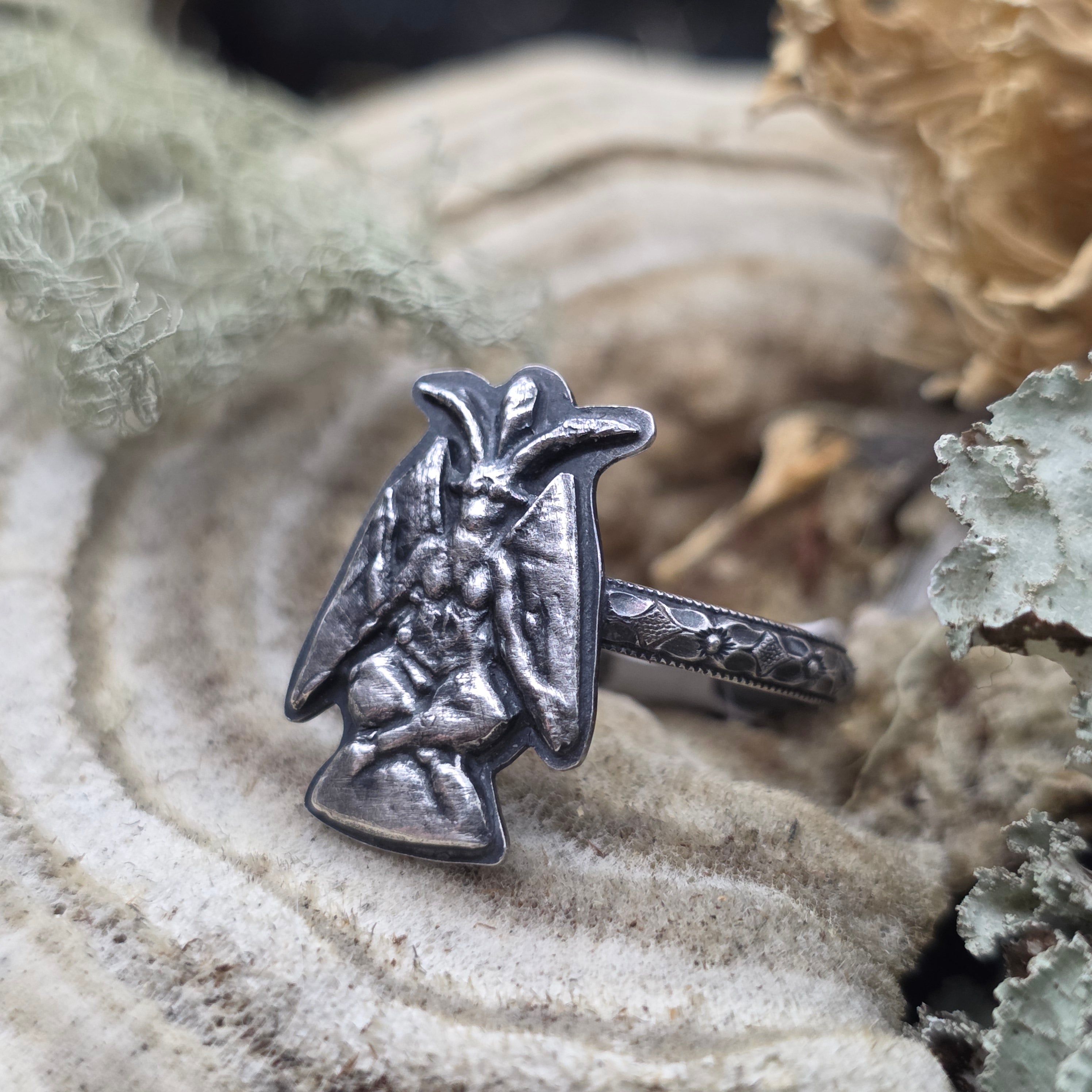 Baphomet ring size 10