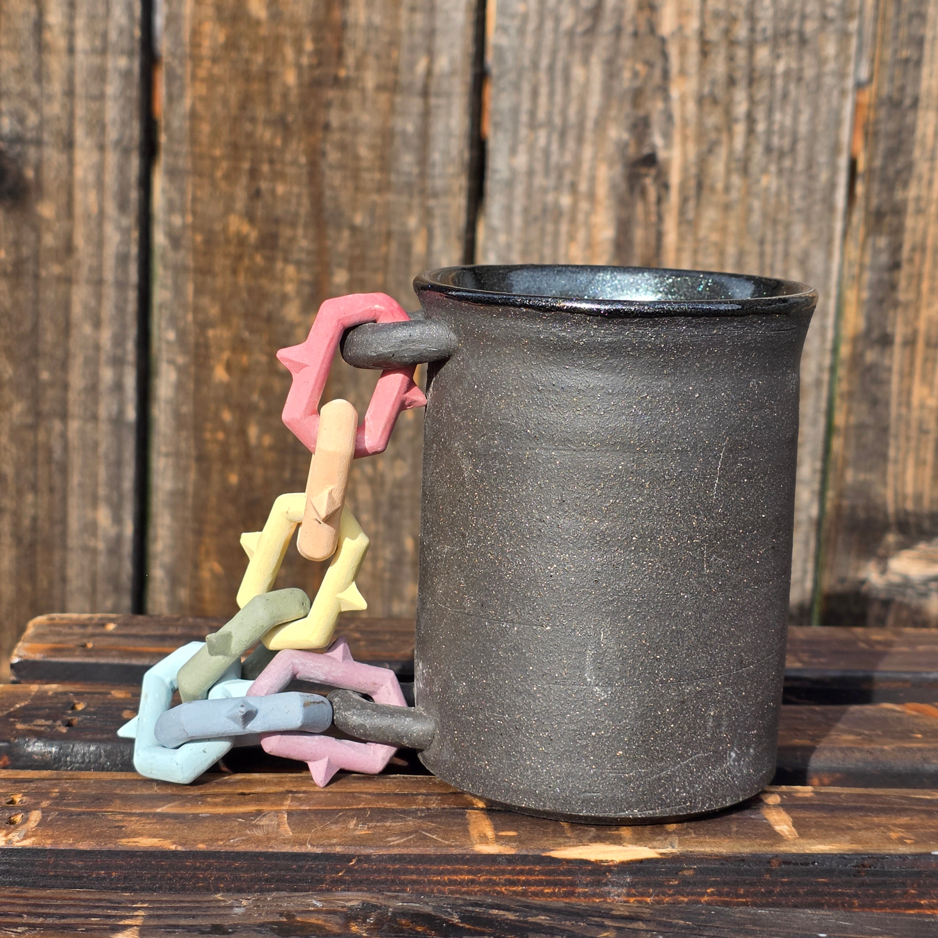 Rainbow chain mug