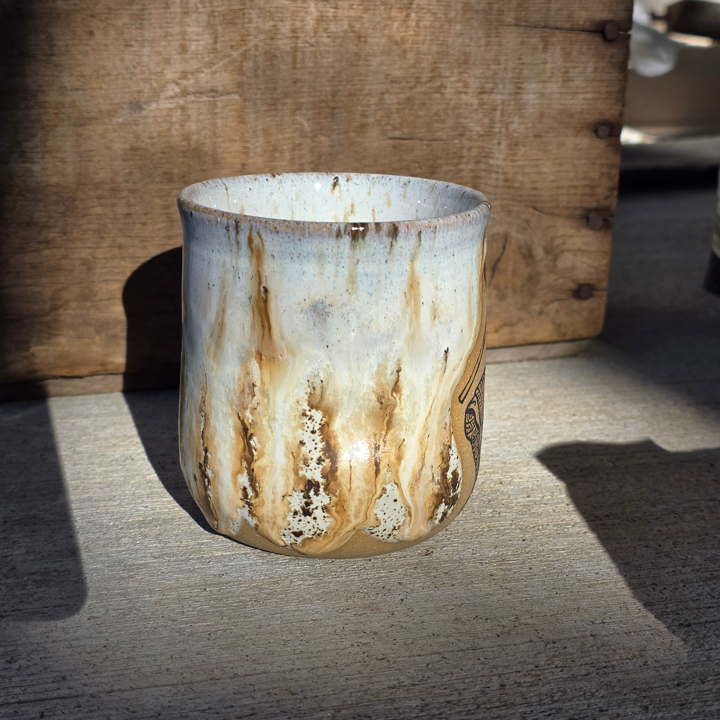 Medieval axe guy tumbler